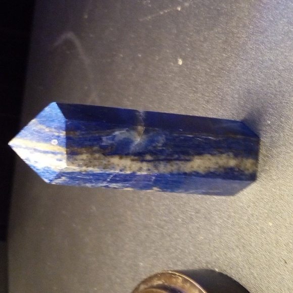 Crystal Bundle Of 4 Lapis Lazuli, Blue Calsite, Rainbow Moonstone - Picture 4 of 12